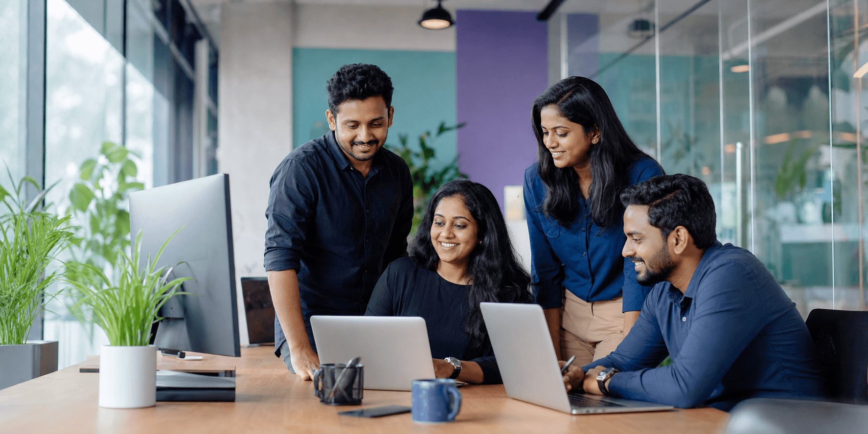 Sri Lankan team collaborating on digital projects for McSoftsis