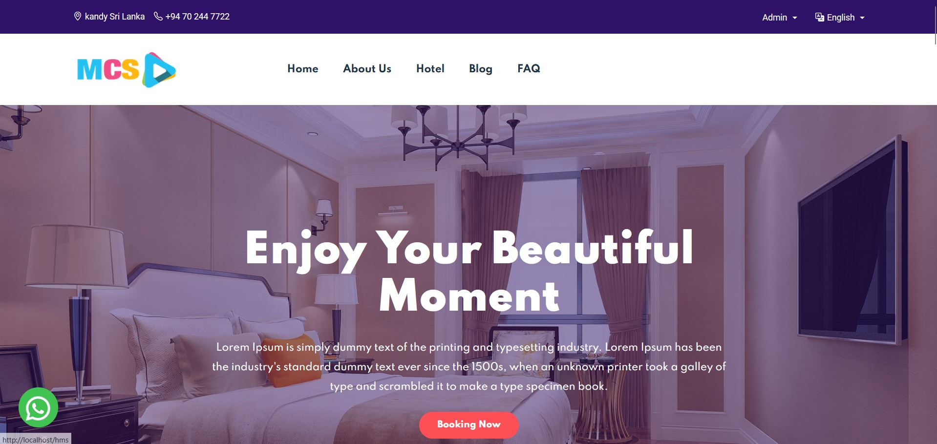 hotel reservation system